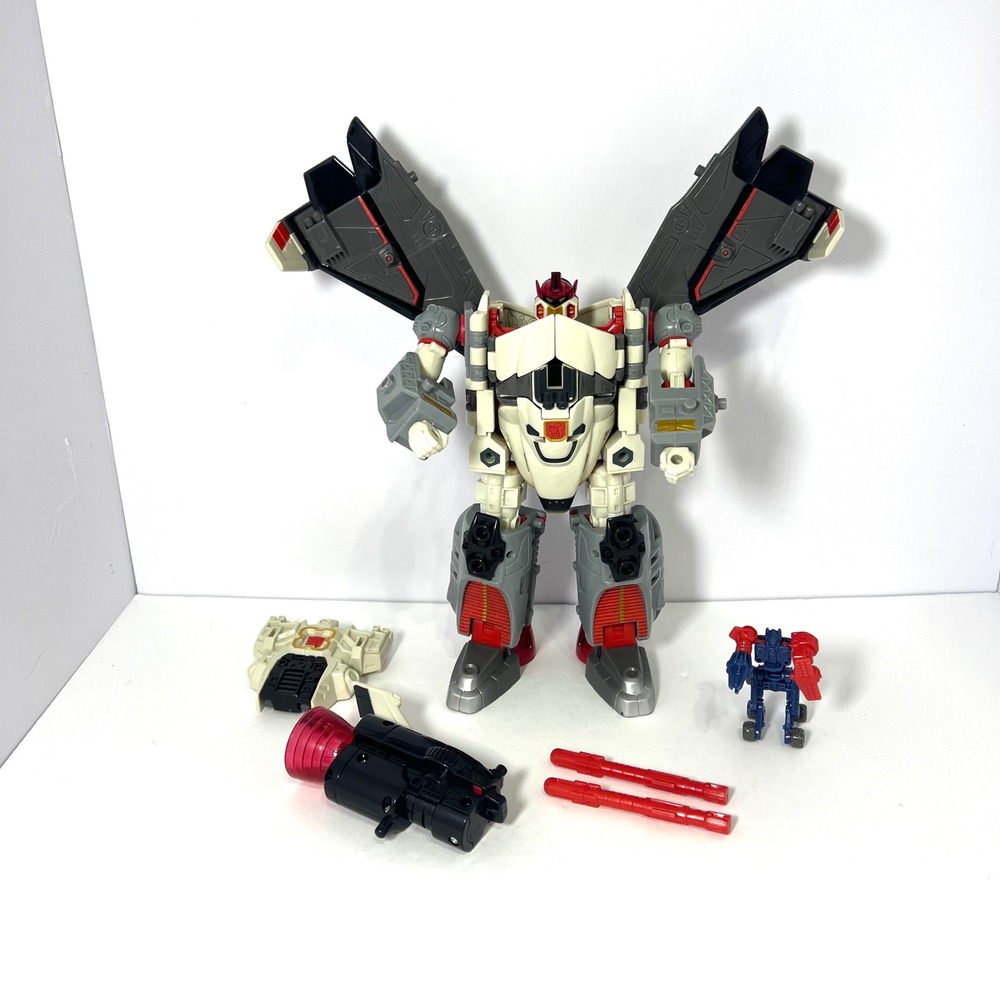 Transformers Jetfire w/ Cometter Armada Giga-Con Cybertron 2002 Space Robot